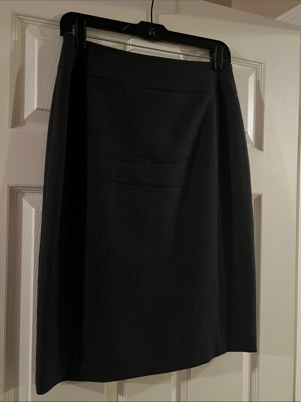 Harve Benard Dark Gray Pencil Skirt